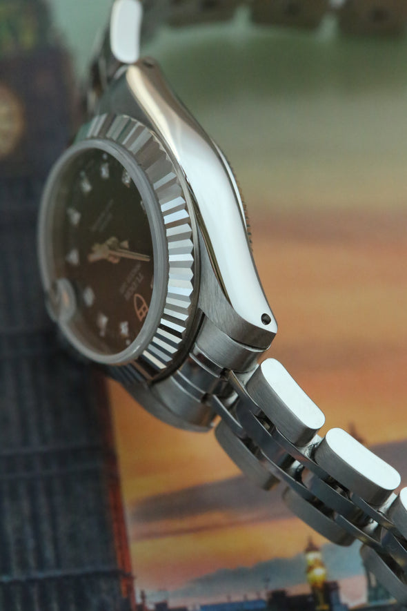 Tudor Princess Black Diamonds Dial Watch