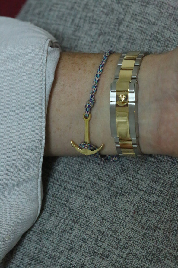Mayfair 18K Gold Anchor Bracelet
