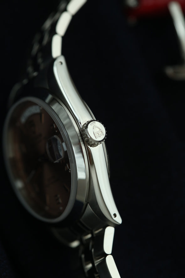 Tudor Prince Date-Day 76200 Salmon Dial Watch NOS