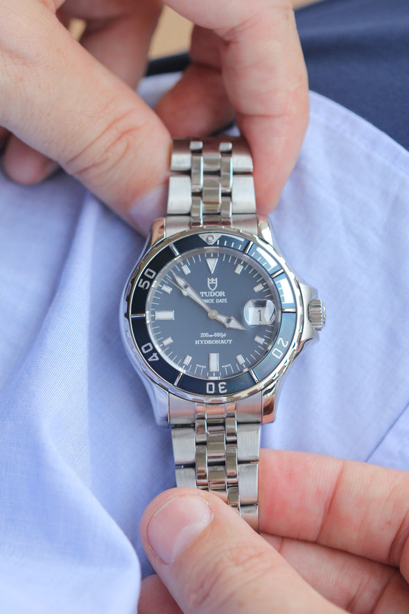 Tudor Hydronaut 89190P Rare blue dial watch