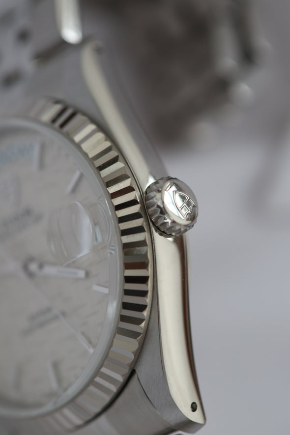 Tudor Prince Date-Day 76214 Linen dial watch Full-Set