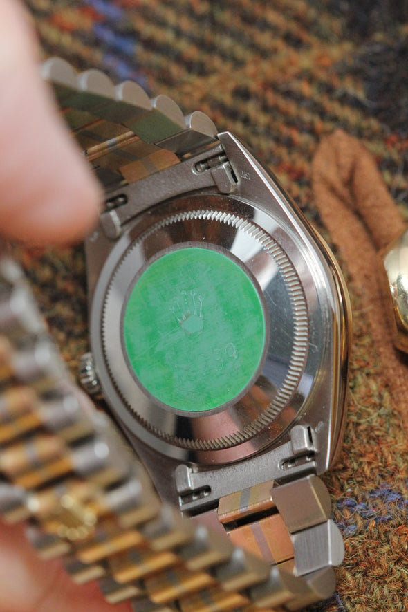 Rolex Oyster Perpetual Day-Date Champagne Diamonds Dial Watch