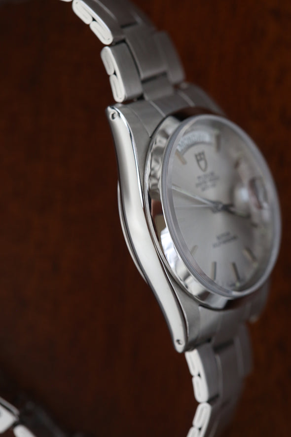 Tudor Oyster Prince Date-Day Silver Dial Watch