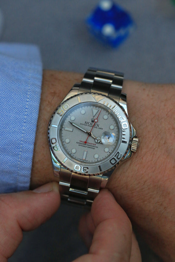 Rolex Yacht-Master 40mm 16622 full serviced by RSC with warranty remaining.