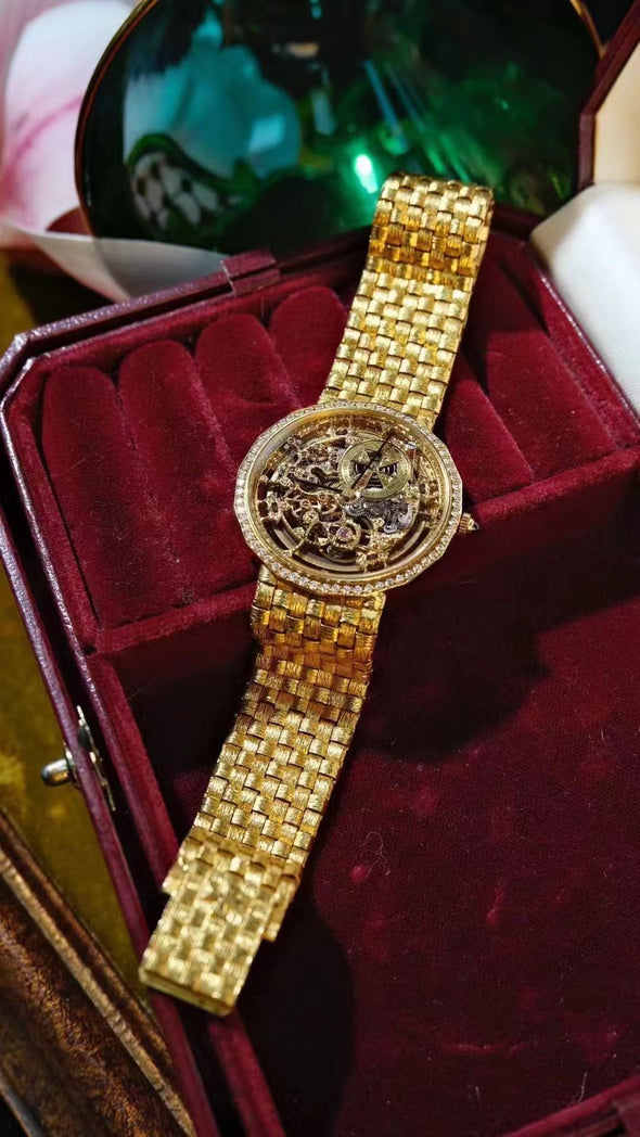 Vacheron Constantin Yellow Gold Skeleton Watch