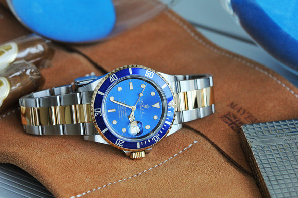 Rolex Submariner Date 16613 Watch Bluesy