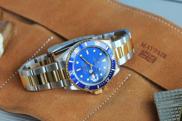Rolex Submariner Date 16613 Watch Bluesy