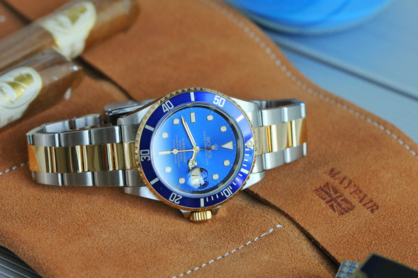 Rolex Submariner Date 16613 Watch Bluesy