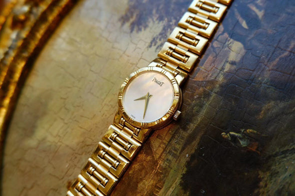 Piaget Dancer 18k Gold Mother of Pearl Dial Watch
