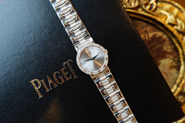 Piaget Dancer 18k White Gold Diamonds Dial Watch