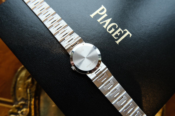 Piaget Dancer 18k White Gold Diamonds Dial Watch