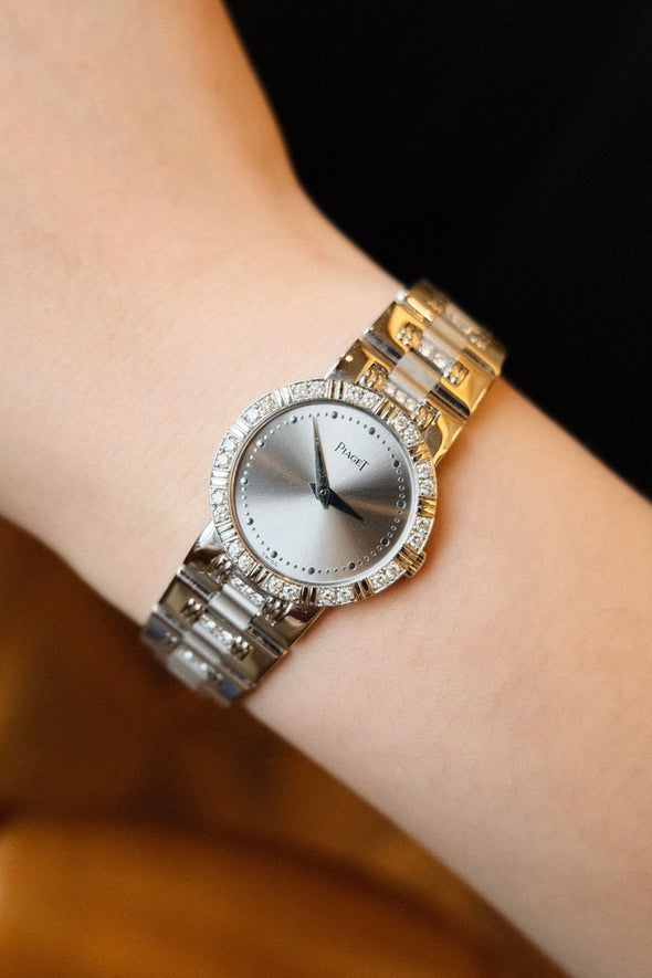 Piaget Dancer 18k White Gold Diamonds Dial Watch