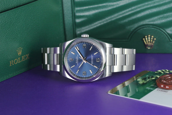 Rolex 116000 blue dial full-set