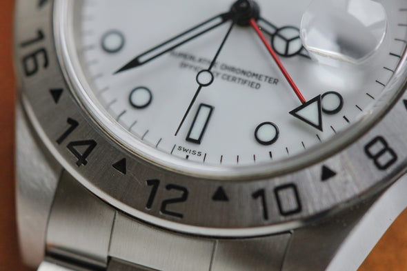 Rolex Explorer II 16570 White (Swiss) Dial Watch