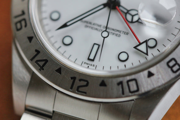 Rolex Explorer II 16570 White (Swiss) Dial Watch