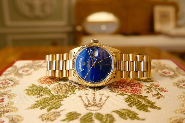 Rolex 1960s Day-Date Blue Dial Full-Set