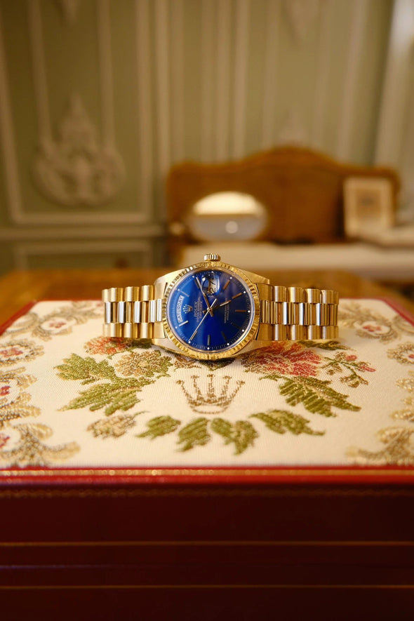 Rolex 1960s Day-Date Blue Dial Full-Set