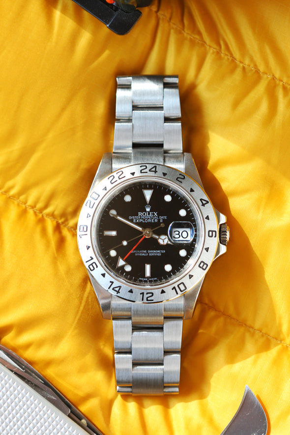 Rolex Explorer II 16570 Black Dial Watch