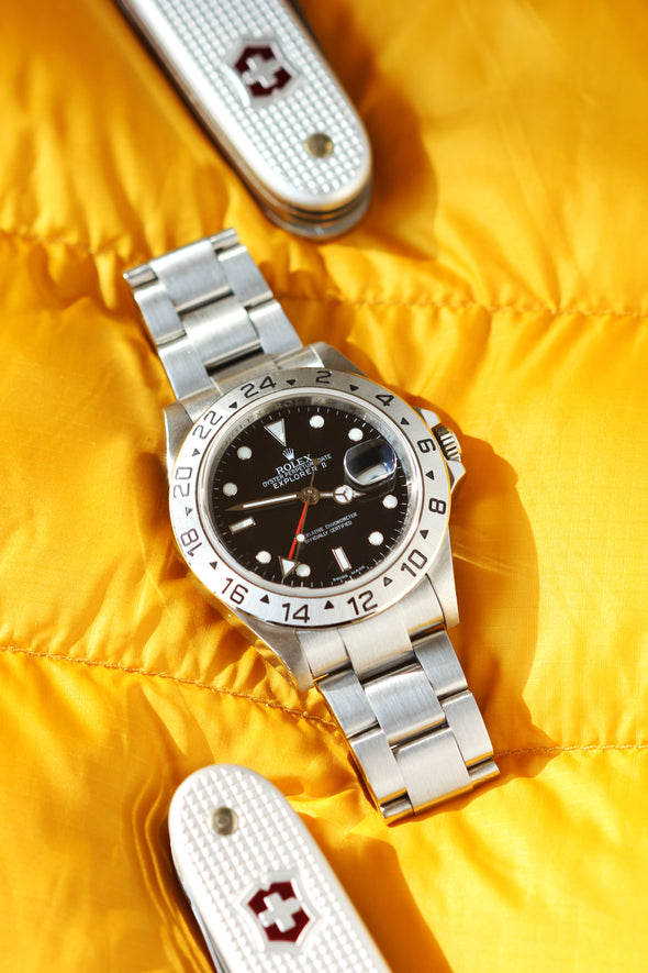 Rolex Explorer II 16570 Black Dial Watch