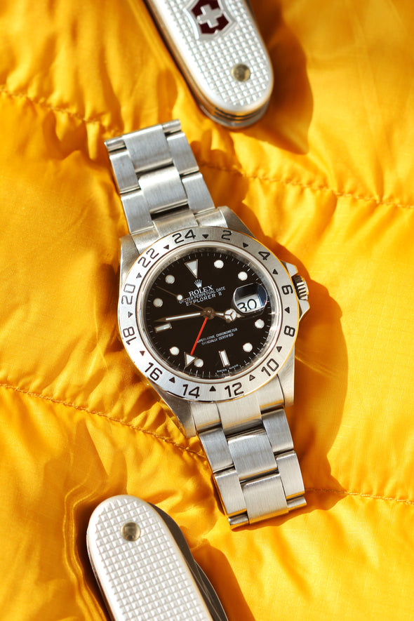 Rolex Explorer II 16570 Black Dial Watch