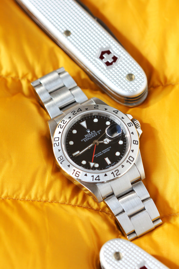 Rolex Explorer II 16570 Black Dial Watch