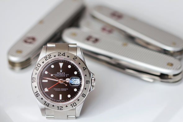 Rolex Explorer II 16570 Black Dial Watch