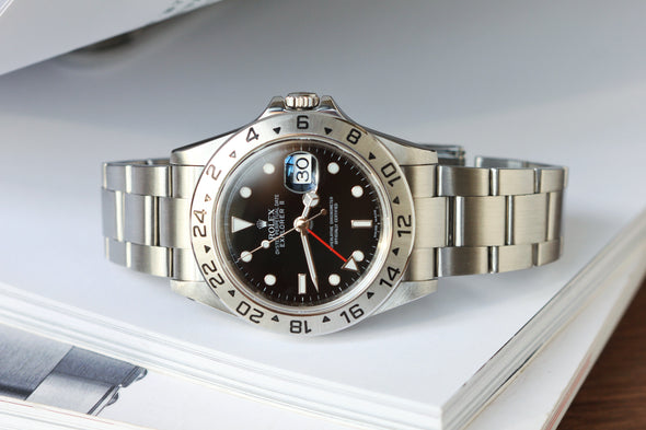 Rolex Explorer II 16570 Black Dial Watch