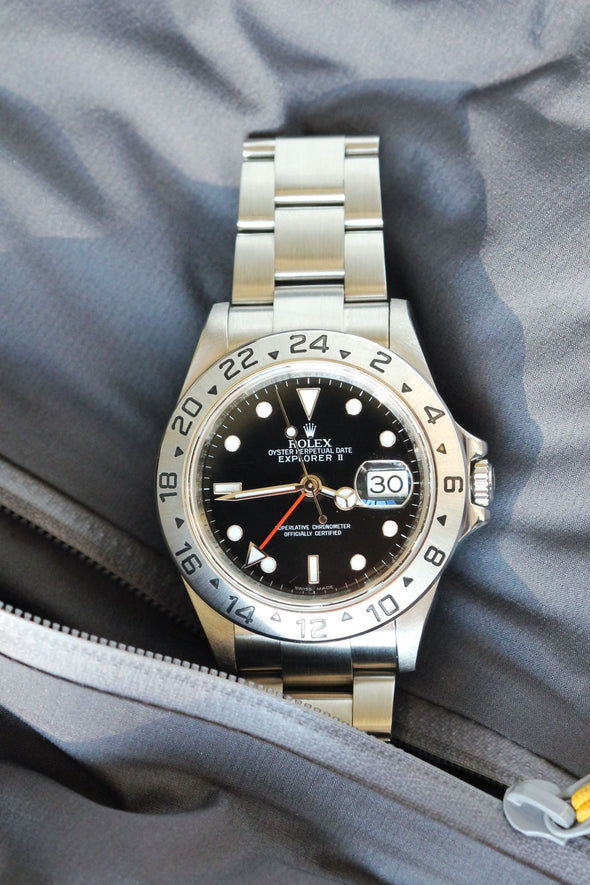 Rolex Explorer II 16570 Black Dial Watch