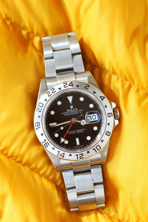 Rolex Explorer II 16570 Black Dial Watch