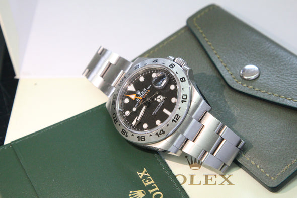 Rolex Explorer II 216570 Black Dial 2011 Full-set Watch