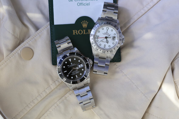 Rolex GMT Explorer II White Dial Watch Full-Set