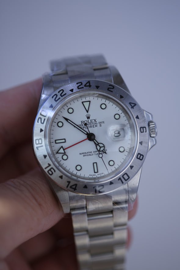 Rolex GMT Explorer II White Dial Watch Full-Set