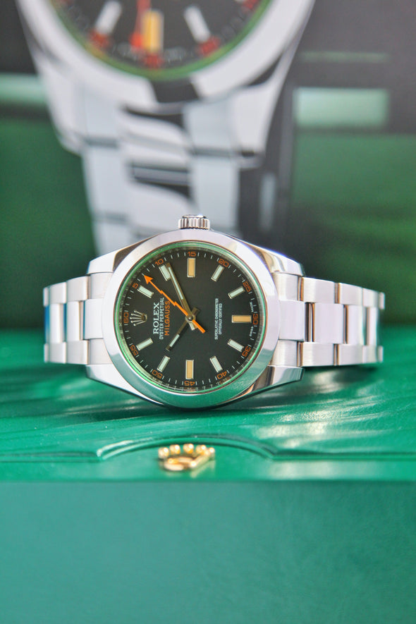 Rolex Milgauss 116400GV Full-Set Watch