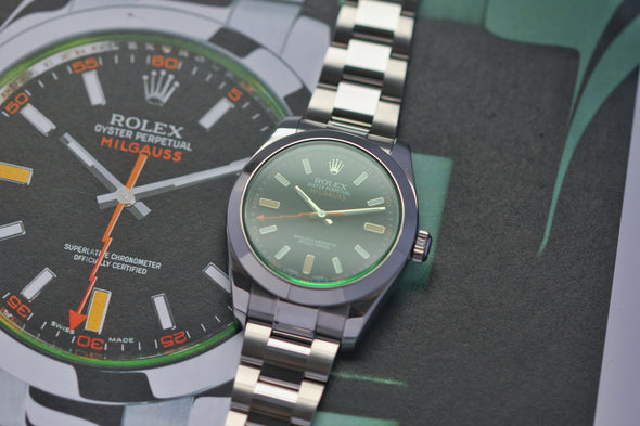 Rolex Milgauss 116400GV Full-Set Watch