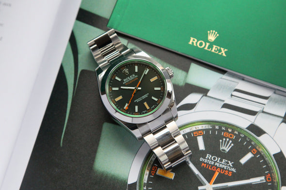 Rolex Milgauss 116400GV Full-Set Watch