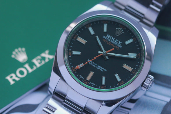 Rolex Milgauss 116400GV Full-Set Watch