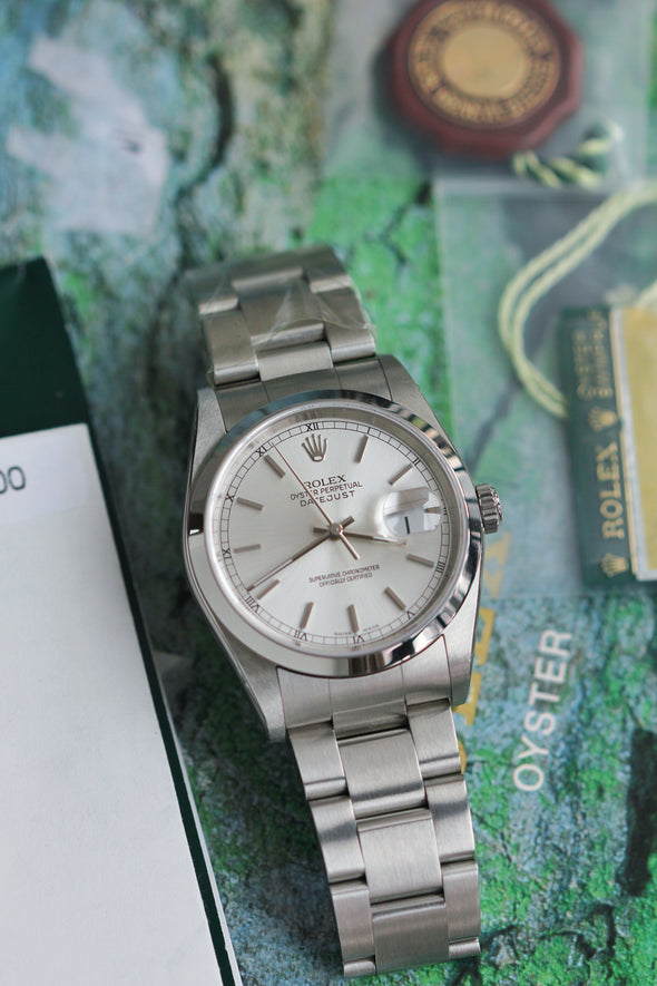 Rolex Oyster Perpetual Datejust 36MM 16200 NOS Full-Set