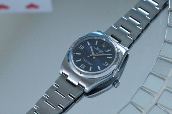 Rolex Oyster Perpetual Rare Blue Dial 36mm watch with Full-Set
