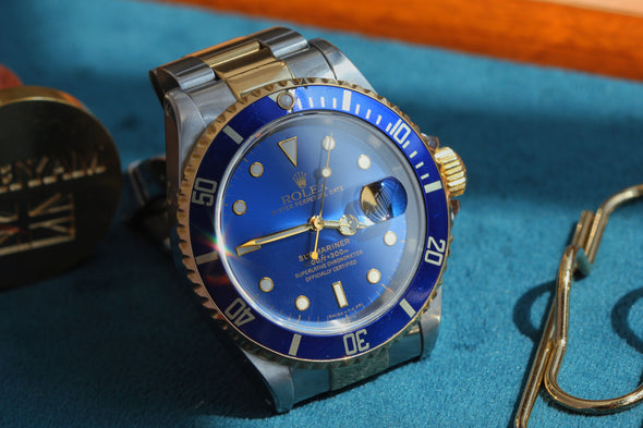 Rolex Submariner Date 16613 Watch Bluesy