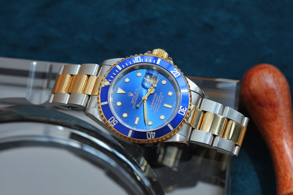 Rolex Submariner Date 16613 Watch Bluesy