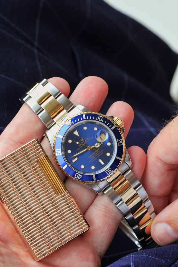 Rolex Submariner Date 16613 Watch Bluesy