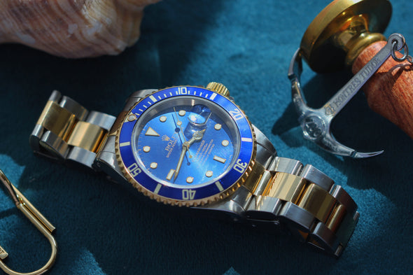 Rolex Submariner Date 16613 Watch Bluesy