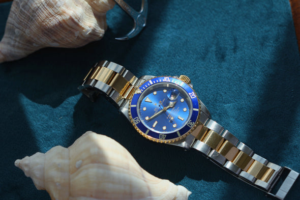 Rolex Submariner Date 16613 Watch Bluesy