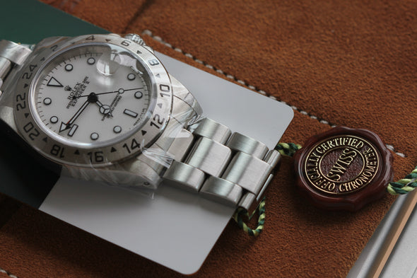 Rolex Explorer II 16570 White (T25) Dial Watch
