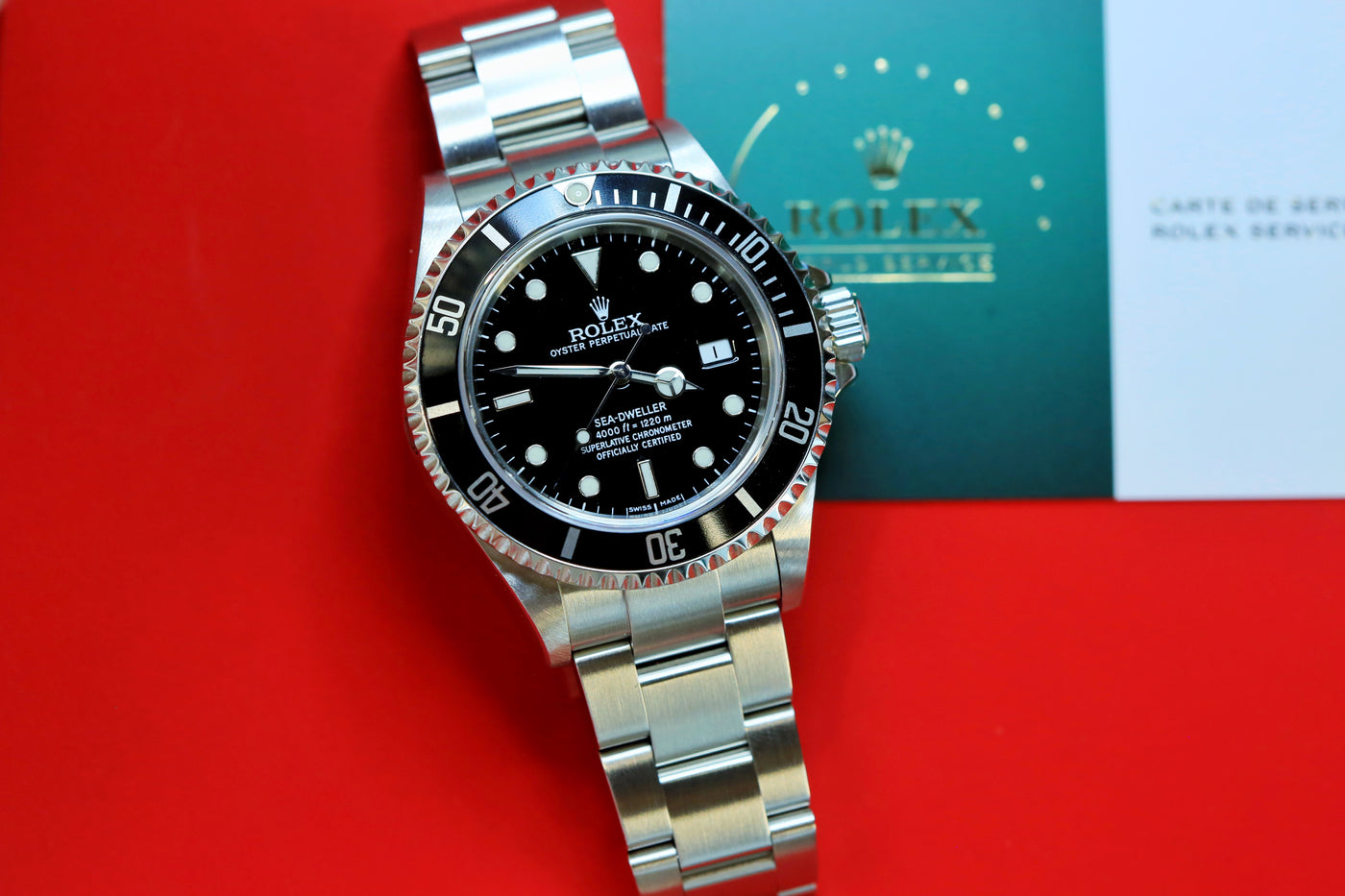 Rolex Sea-Dweller Full Set Ref:16600 full two year warranty from