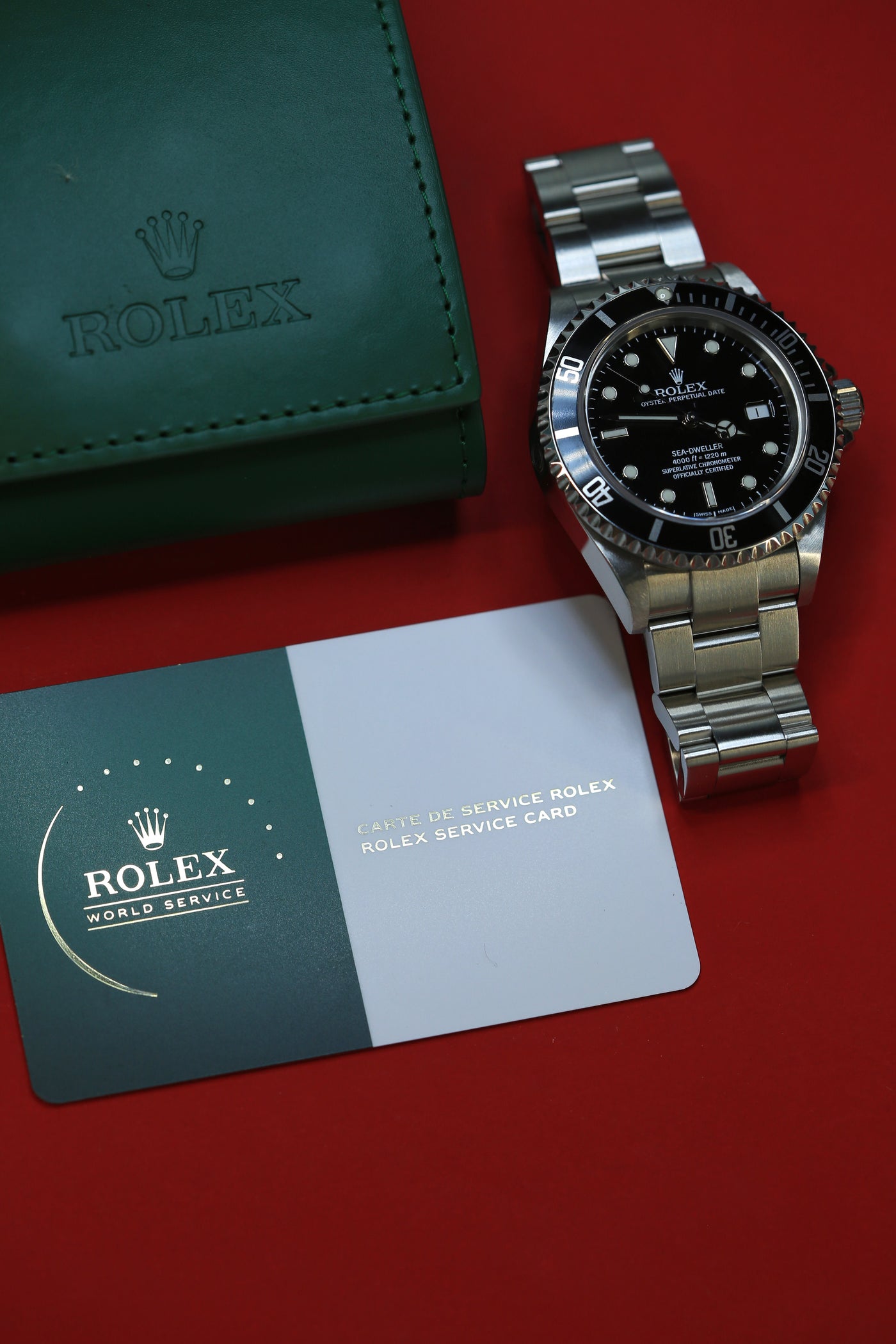 Rolex Sea-Dweller Full Set Ref:16600 full two year warranty from
