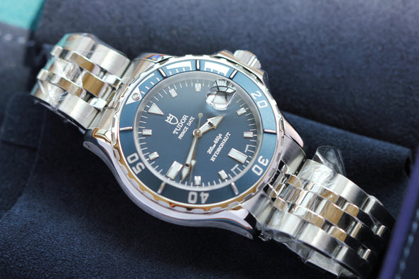 Tudor Hydronaut 89190P Rare blue dial watch
