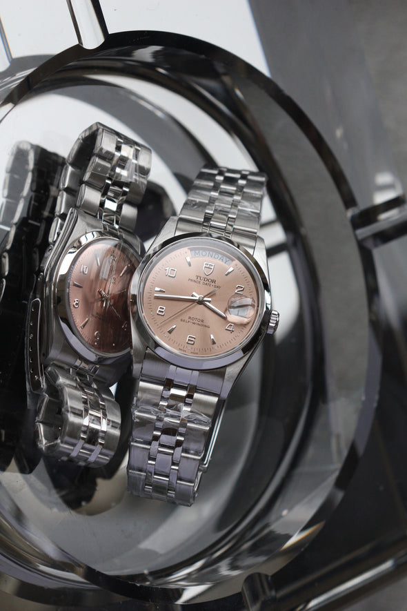 Tudor Prince Date-Day 76200 Salmon Dial Watch