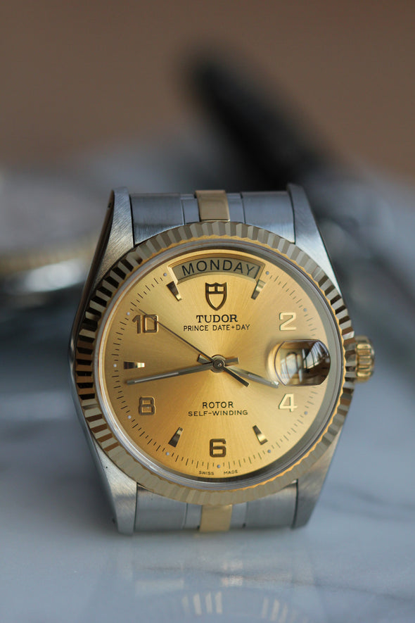 Tudor Prince Date-Day 76213 Automatic Arabic Dial watch