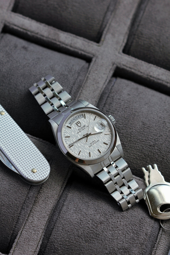 Tudor Prince Date-Day 76200 Linen Dial Full-set 2017 Watch